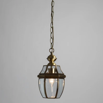 Уличный подвесной светильник Arte Lamp VITRAGE A7823SO-1AB