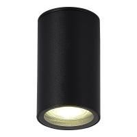 SL9010.412.01 Светильник уличный потолочный ST-Luce черный GU10 1*50W TUBO