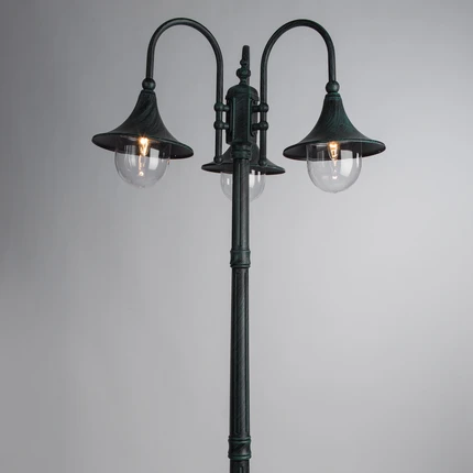 Парковый светильник Arte Lamp MALAGA A1086PA-3BG