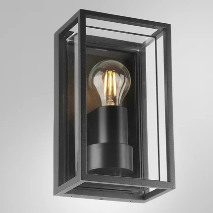 Уличный настенный светильник Arte Lamp MARFIK A2322AL-1BK
