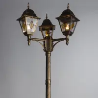 Парковый светильник Arte Lamp BERLIN A1017PA-3BN