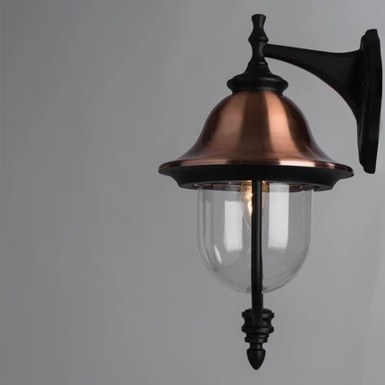 Уличный настенный светильник Arte Lamp BARCELONA A1482AL-1BK
