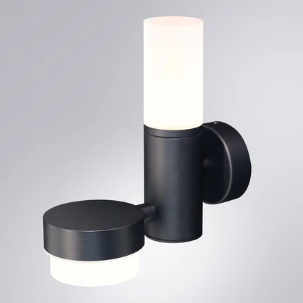 Уличный настенный светильник Arte Lamp BUDAPEST A2360AL-2BK