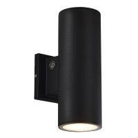SL9530.411.01 Светильник уличный настенный ST-Luce черный LED 2*15/20/25W 2700/3000/3500/4000/500 TUBO