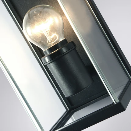 Уличный настенный светильник Arte Lamp POT A1631AL-1BK