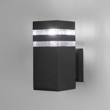 Уличный настенный светильник Arte lamp HEATHER A4413AL-1BK