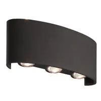 Фасадный светильник Arte Lamp BOSTO A3722AL-6BK