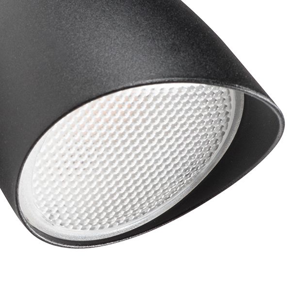 374137 Светильник DIVA LED 5W 200LM 60G ЧЕРНЫЙ 3000K IP54