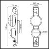 Фасадный светильник Odeon Light Luma 5434/2W