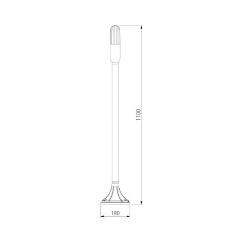 Парковый светильник Elektrostandard Isida 35165/F