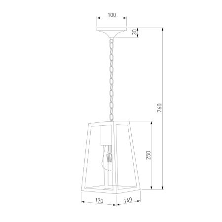 Парковый светильник Elektrostandard Germes 35152/H