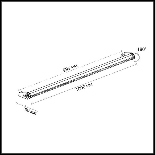 Фасадный светильник Odeon Light Graze 7040/22WL