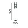 Ландшафтный светильник Outdoor O458FL-L9GF3K