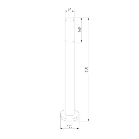 Ландшафтный светильник Elektrostandard Glas 1419 TECHNO