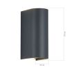 SL9516.701.01 Светильник уличный настенный ST-Luce серый/серый LED 1*10W 3000K/4000K/6500K BUST