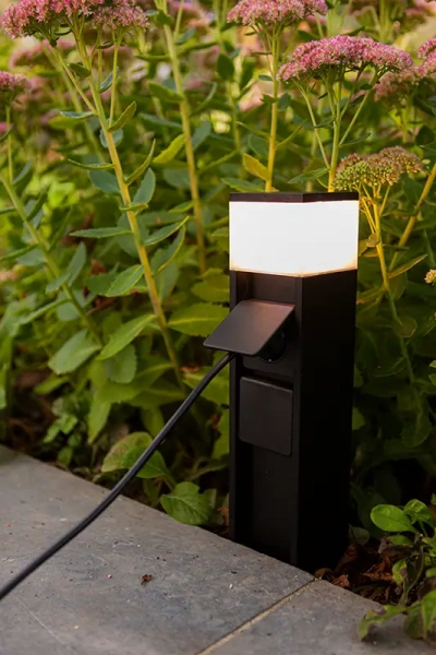 Уличная розетка со светильником, G3120 LED+WiFi