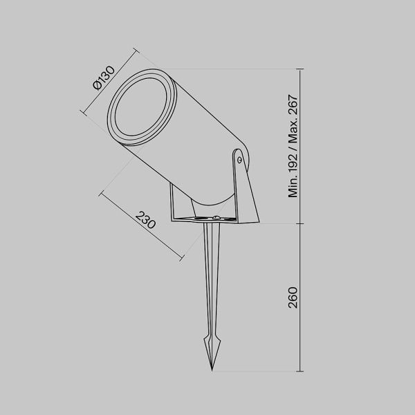Ландшафтный светильник Outdoor O050FL-L30GF3K