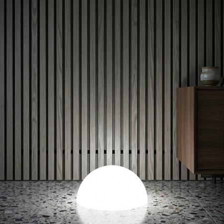 Светящаяся полусфера Halfmoon 220V White 30 см