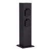 SL9012.415.00 Столб уличный 4 розетки ST-Luce черный 3500W SOCKET