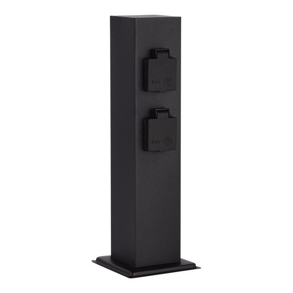 SL9012.415.00 Столб уличный 4 розетки ST-Luce черный 3500W SOCKET