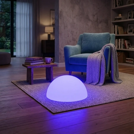 Светящаяся полусфера Halfmoon 220V RGB 30 см