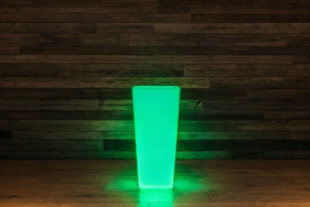 Светящееся LED кашпо-конус Flow XL 220V RGB Accum