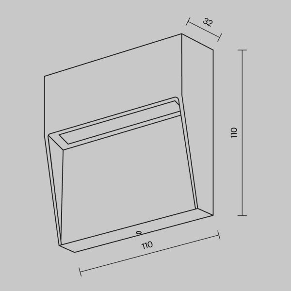 Подсветка для лестниц Outdoor O047SL-L3B3K