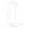 Парковый светильник Elektrostandard Sfera 35158/F