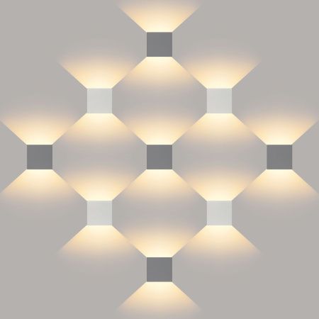 Уличный настенный светильник Elektrostandard Winner 1548 TECHNO LED серый