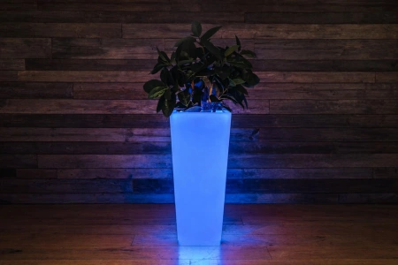 Светящееся LED кашпо-конус Flow XL 220V RGB Accum