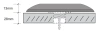Светильник для бассейнов, прудов, водоемов, UG1255 LED 7W DC12V  RGB