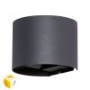 Фасадный светильник Arte Lamp Rullo A1415AL-2BK черный