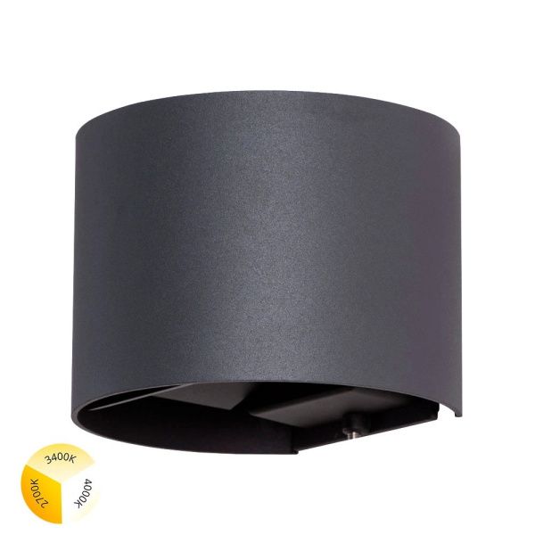 Фасадный светильник Arte Lamp Rullo A1415AL-2BK черный