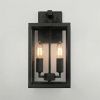 Уличный настенный светильник Elektrostandard Candle 35150/D черный