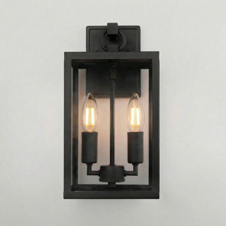Уличный настенный светильник Elektrostandard Candle 35150/D черный