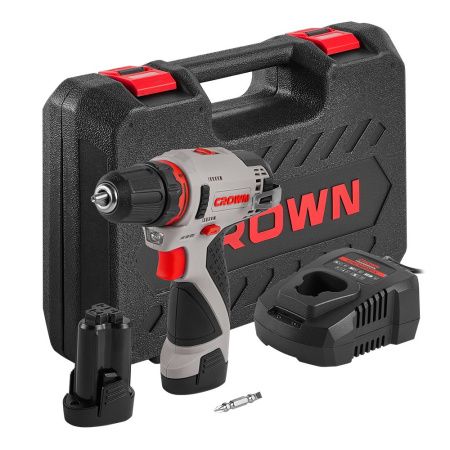 Аккумуляторный шуруповерт CROWN CT21072HX-2 BMC