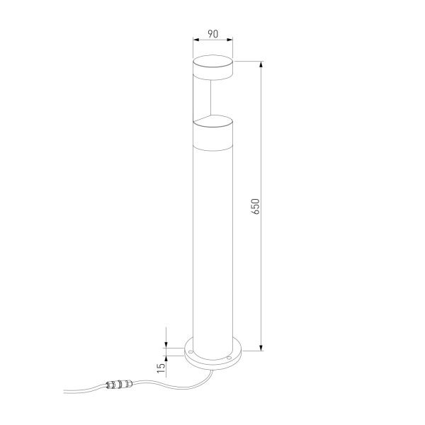 Ландшафтный светильник Elektrostandard Nimbus 35126/F 3000K