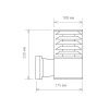 Уличный настенный светильник Elektrostandard Strada 1408 TECHNO
