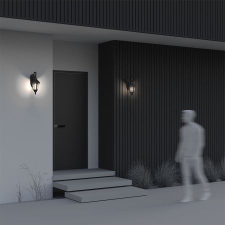 Уличный настенный светильник Outdoor O029WL-01BZ