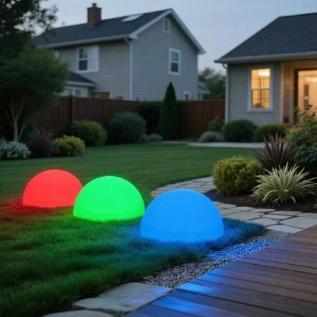 Светящаяся полусфера Halfmoon 220V RGB 50 см