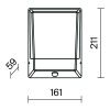 Уличный настенный светильник Outdoor O448WL-L9GF3KSR