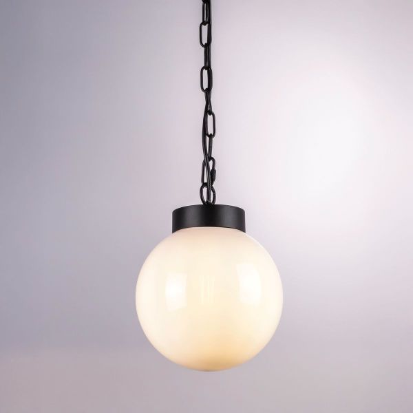 373110 Светильник BOLLA 1x10W (led) E27 ЧЕРНЫЙ IP65/IP44