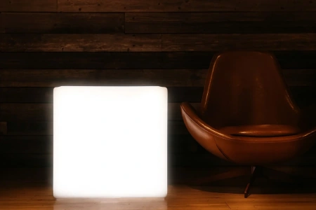 Светящийся LED куб Cube 60 см 220V White