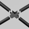 Комплектующие для уличной трековой системы Maytoni Elasity O-TR001-CC черный