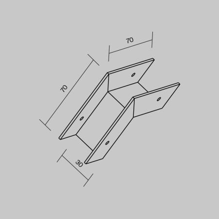 Комплектующие для уличной трековой системы Maytoni Elasity O-TR001-OC-W белый