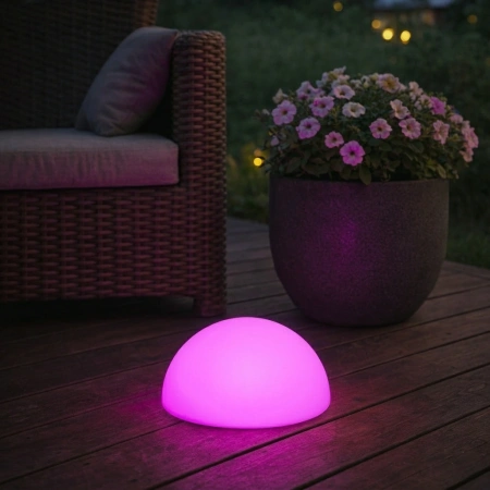 Светящаяся полусфера Halfmoon 220V RGB 30 см