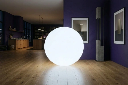 Шар-светильник для дома Moonlight 220V 120 см white