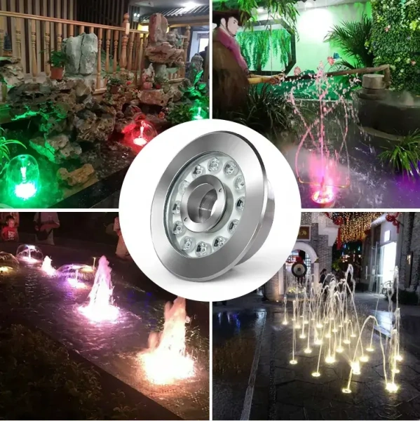 Светильник для фонтанов, UG8209 АС12V LED 9W RGB