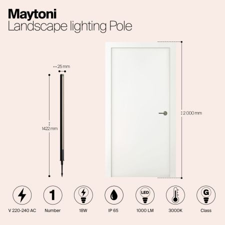 Ландшафтный светильник Outdoor O440FL-L18GF3K