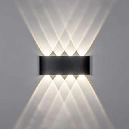343047 Светильник GEMMA 8х1W LED 880LM G ЧЕРНЫЙ 4000K IP65